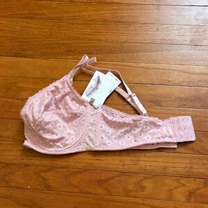 Jessica Simpson Blush Pink Eyelet Bra